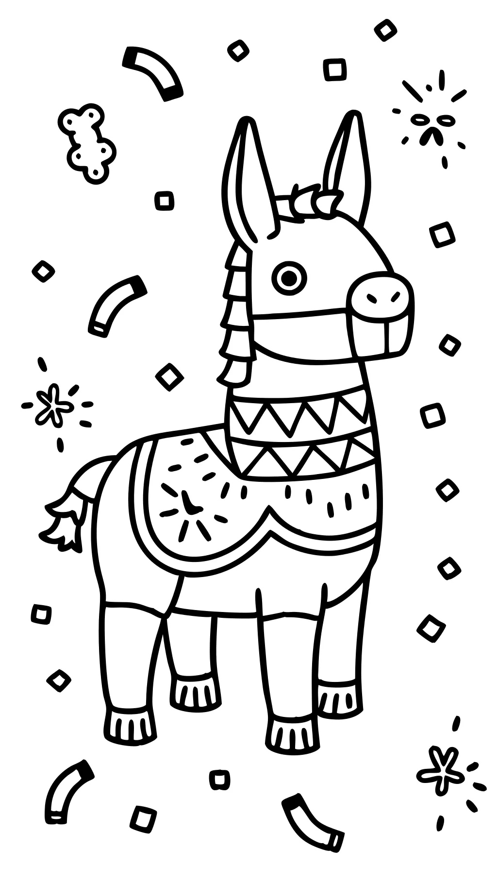 coloriages de pinatas